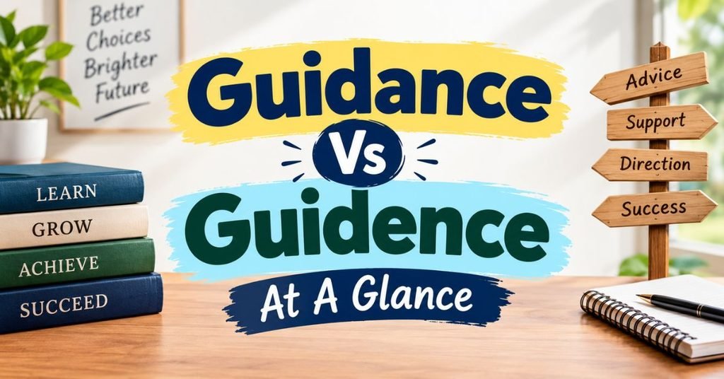 Guidance Vs Guidence At A Glance