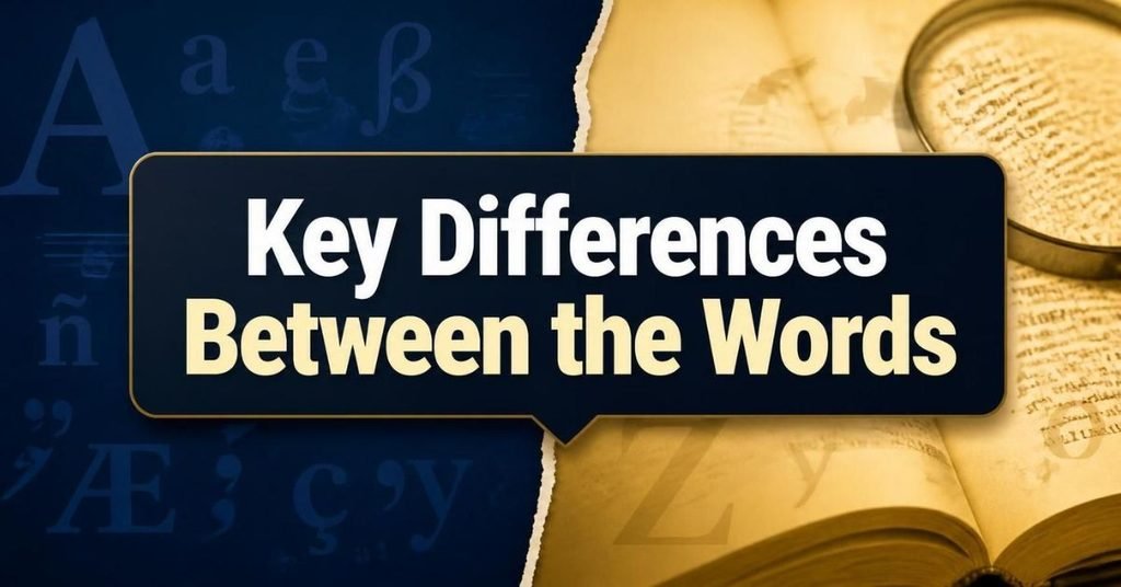 key Differences Between the Words