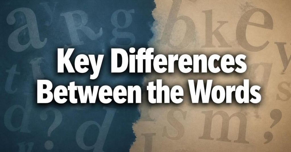 Key Differences Between the Words