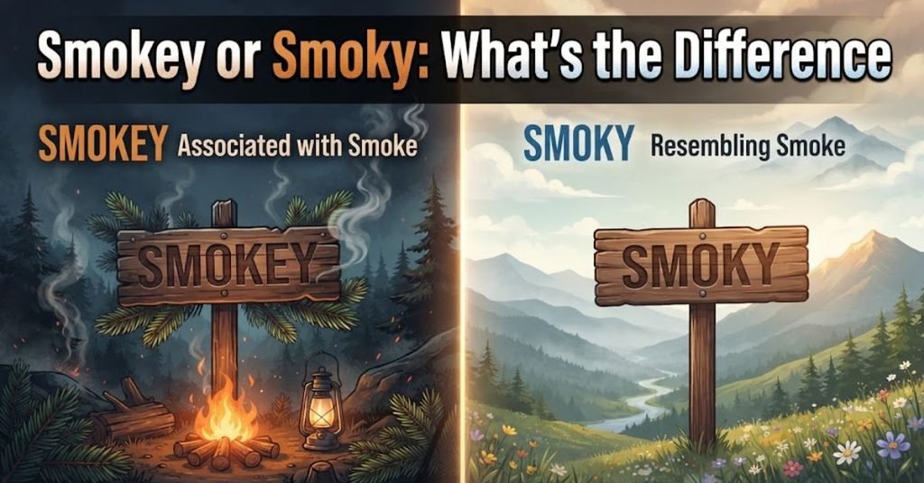 Smokey or Smoky What’s the Difference