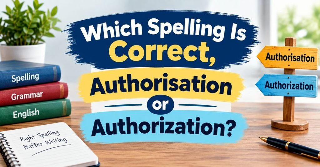 Which Spelling Is Correct, Authorisation or Authorization